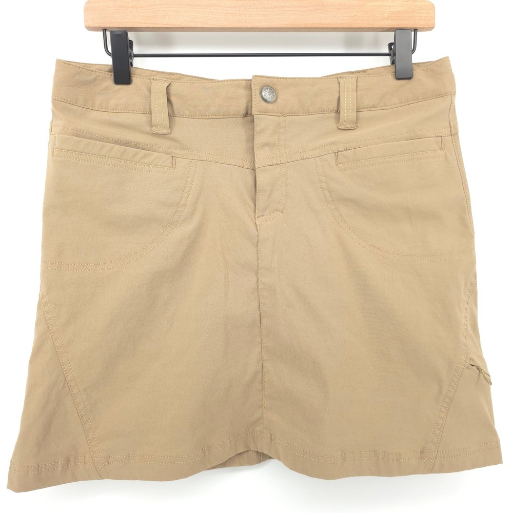 Athleta Womens Skort 773823 Size 6 Khaki Tan‎ Hiking Outdoor Activewear Skirt